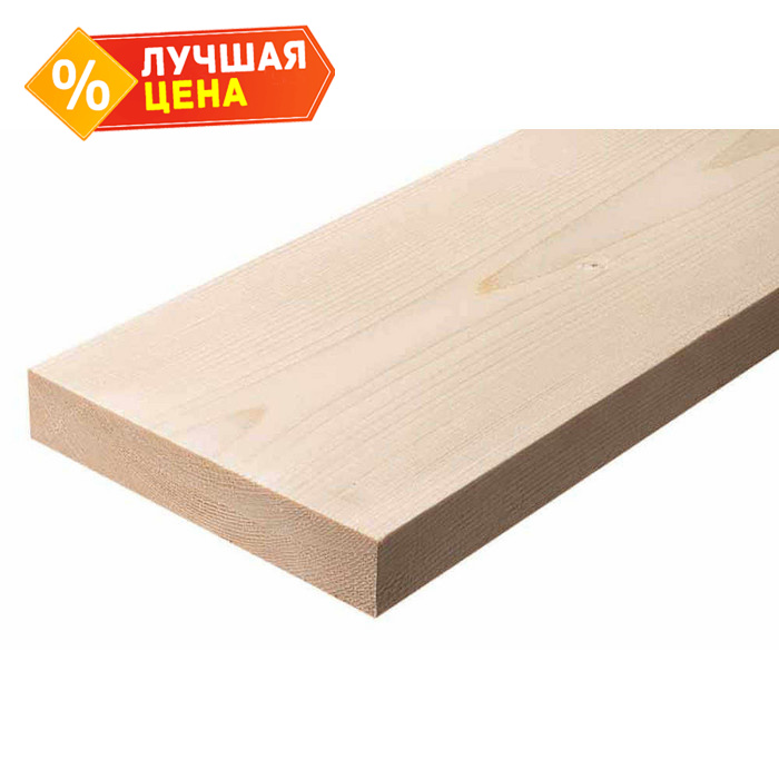 Доска сухая строганная 50х150х6000 сорт AB